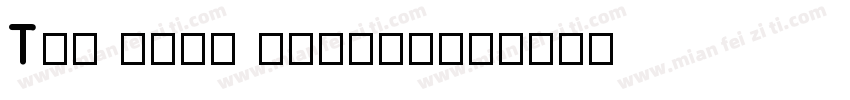 TCY Logo Gothic字体转换